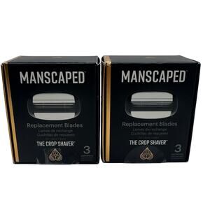 Manscaped The Crop Shaver Razor Blades 3-Pack NOB SkinSafe (Unused)